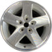 17" WRANGLER 07-08 17x7.5, machined finish Original OEM Wheel Rim - Front View