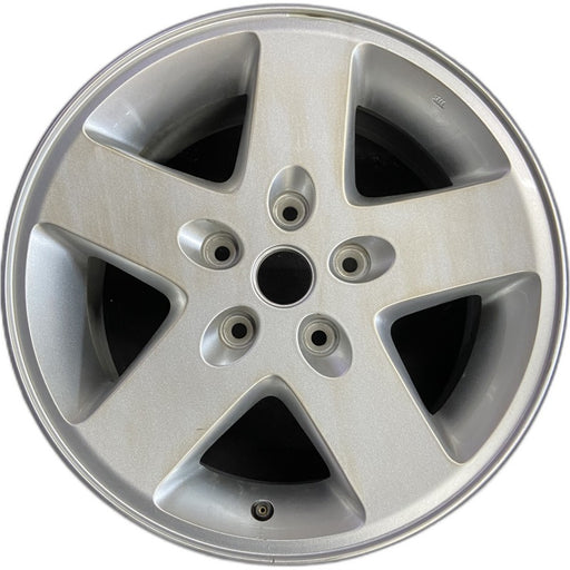 17" WRANGLER 07-08 17x7.5 silver Original OEM Wheel Rim - Front View