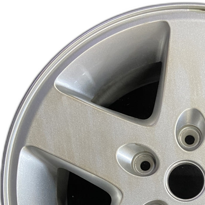 17" WRANGLER 07-08 17x7.5 silver Original OEM Wheel Rim - Angle View