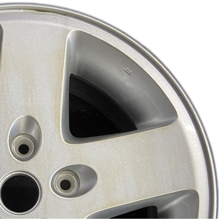 17" WRANGLER 07-08 17x7.5 silver Original OEM Wheel Rim - Side Profile