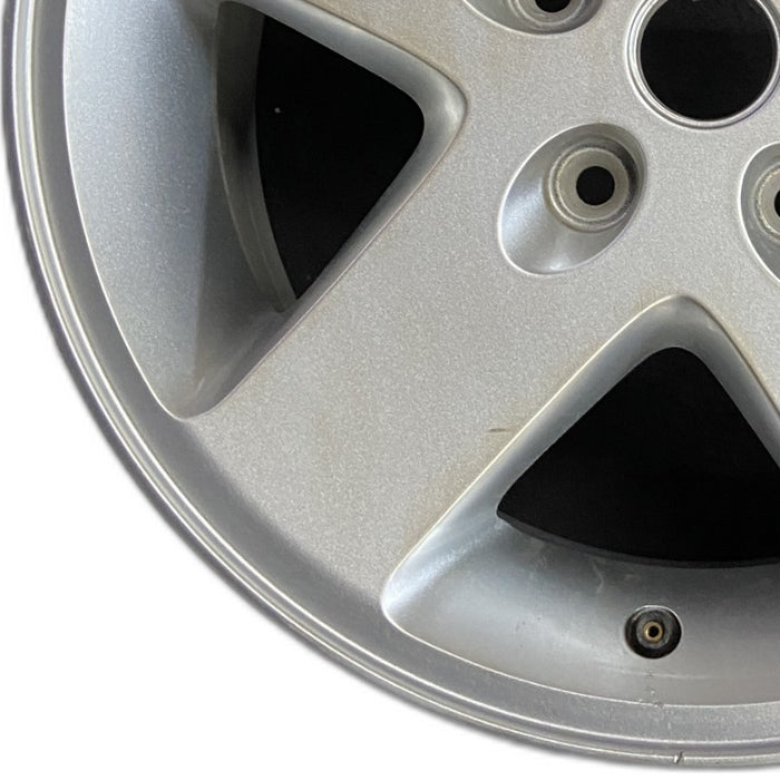 17" WRANGLER 07-08 17x7.5 silver Original OEM Wheel Rim - Back View