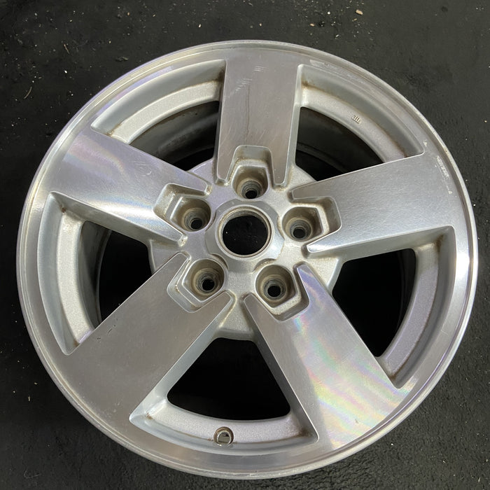 17" COMMANDER 06-08 17x7.5, aluminum, 5 spoke, spokes flush to outer rim - Side Profile