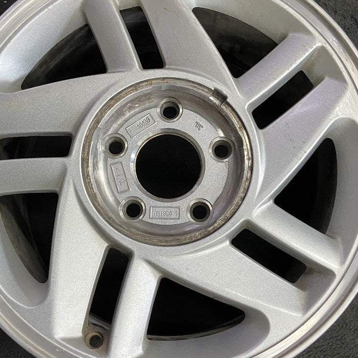 16" CAMARO 93-96 16x8 aluminum silver Original OEM Wheel Rim - Angle View
