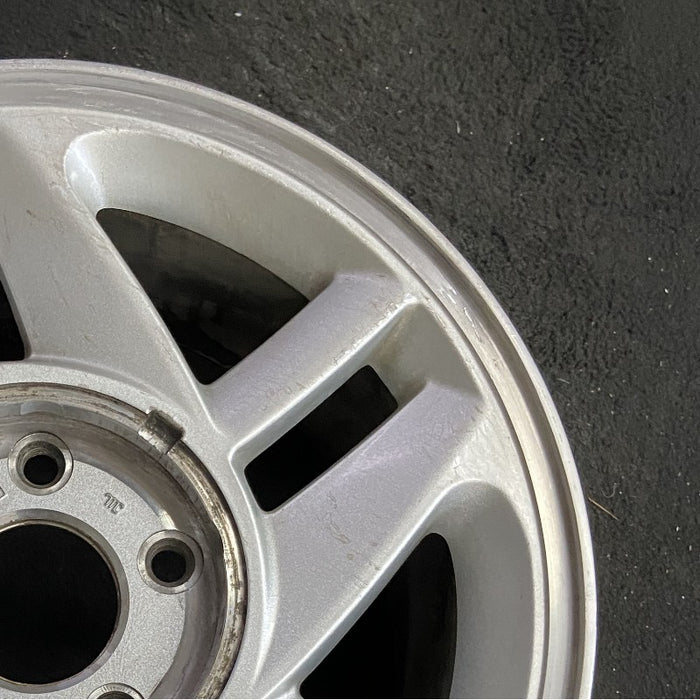 16" CAMARO 93-96 16x8 aluminum silver Original OEM Wheel Rim - Close-Up Detail