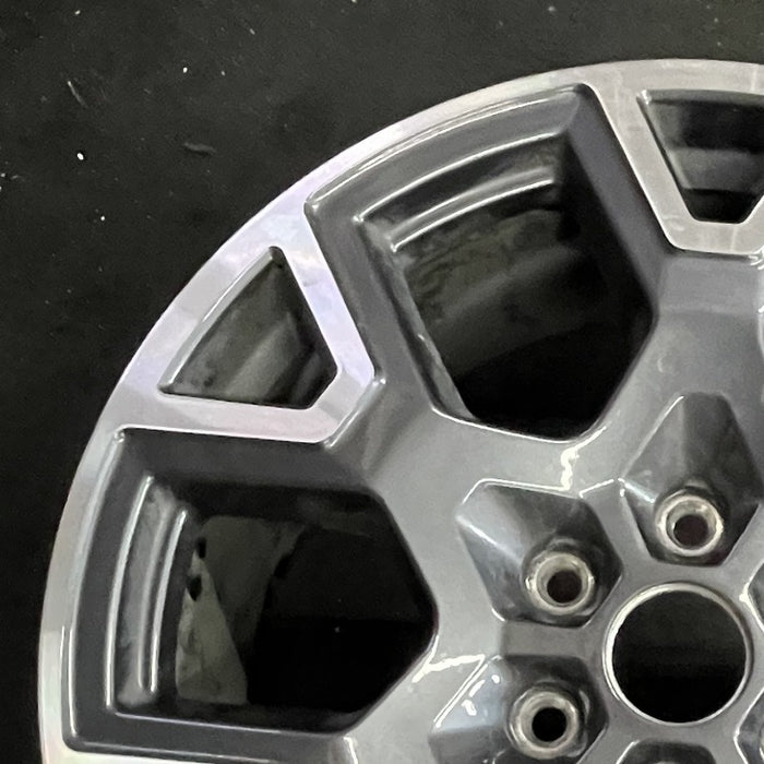 20" FORD F150 PICKUP 25 20x8.5 6 spoke single spoke Y spoke silver Original OEM - Side Profile