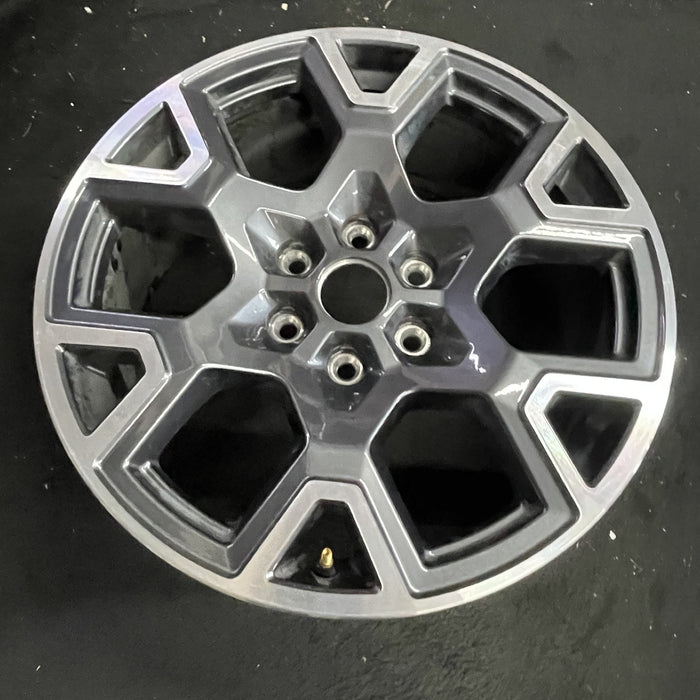 20" FORD F150 PICKUP 25 20x8.5, , single spoke, , silver Original OEM Wheel Rim - Side Profile