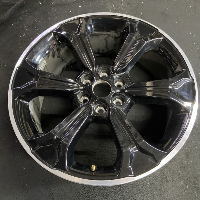 22" EXPEDITION 22-24 22x9.5, 6 spoke, black Original OEM Wheel Rim - Side Profile