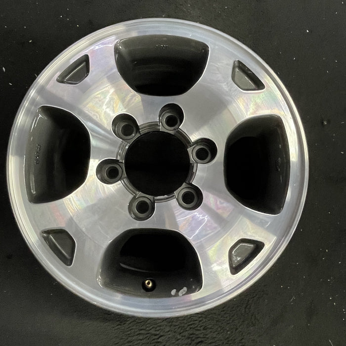 15" XTERRA 00 , alloy, 4 spoke polished Original OEM Wheel Rim