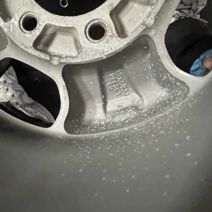 15" XTERRA 00 , alloy, 4 spoke polished Original OEM Wheel Rim