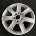 17" BMW 320i 01-05 , 17x8 , 7 spoke, exposed lug nuts, flat spoke Original OEM - Side Profile