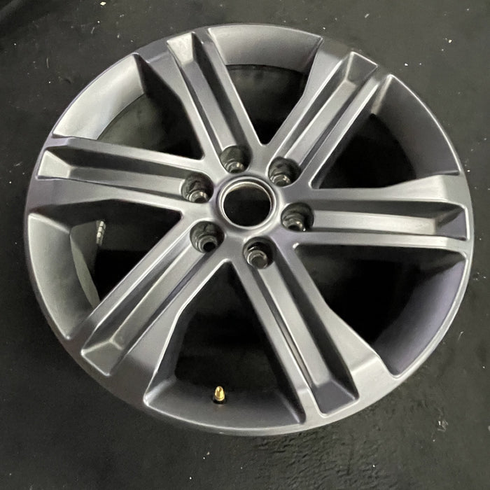 20" FORD F150 PICKUP 21-23 20x8.5, 6 spoke, , gray Original OEM Wheel Rim - Side Profile