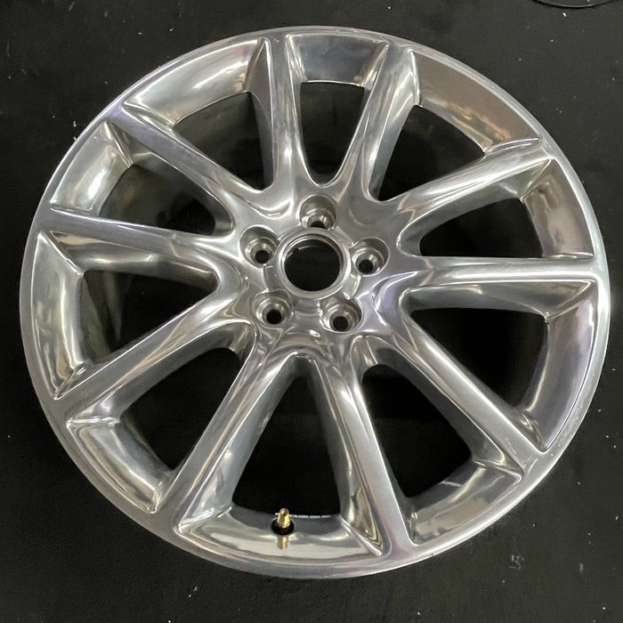 19" MKZ 13-14 19x8 , 10 spoke Original OEM Wheel Rim - Side Profile