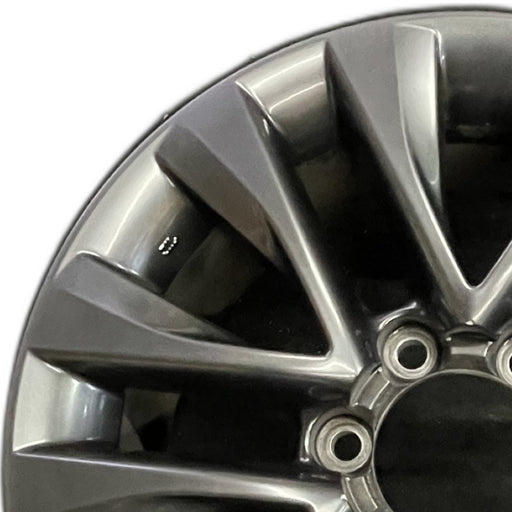 18" LEXUS GX460 17 18x7.5 alloy 6 spoke split spoke V spoke gunmetal Original - Angle View