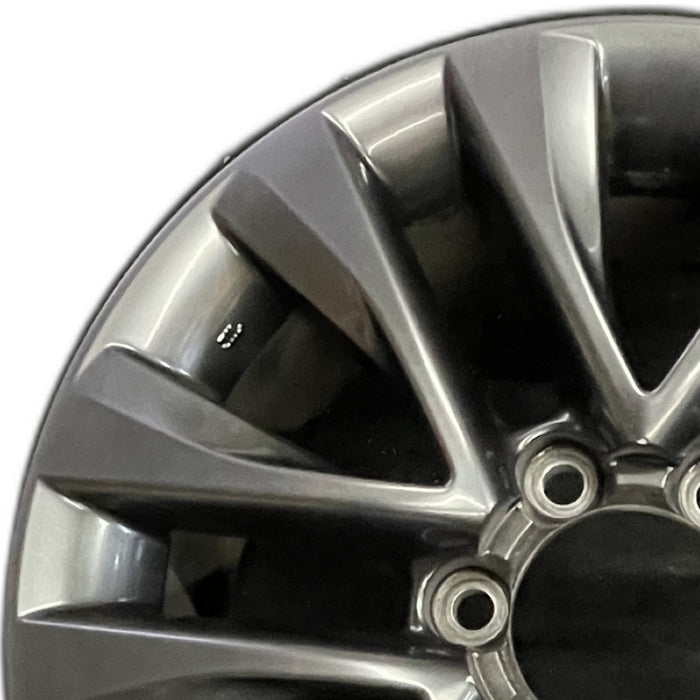 18" LEXUS GX460 17 18x7.5 alloy 6 spoke split spoke V spoke gunmetal Original - Angle View