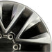 18" LEXUS GX460 17 18x7.5 alloy 6 spoke split spoke V spoke gunmetal Original - Side Profile