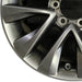 18" LEXUS GX460 17 18x7.5 alloy 6 spoke split spoke V spoke gunmetal Original - Back View