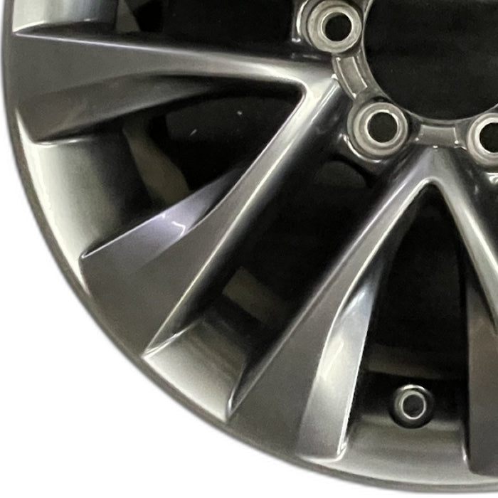 18" LEXUS GX460 17 18x7.5 alloy 6 spoke split spoke V spoke gunmetal Original - Back View