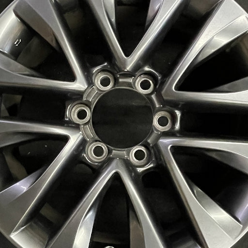 18" LEXUS GX460 17 18x7.5 alloy 6 spoke split spoke V spoke gunmetal Original - Angle View