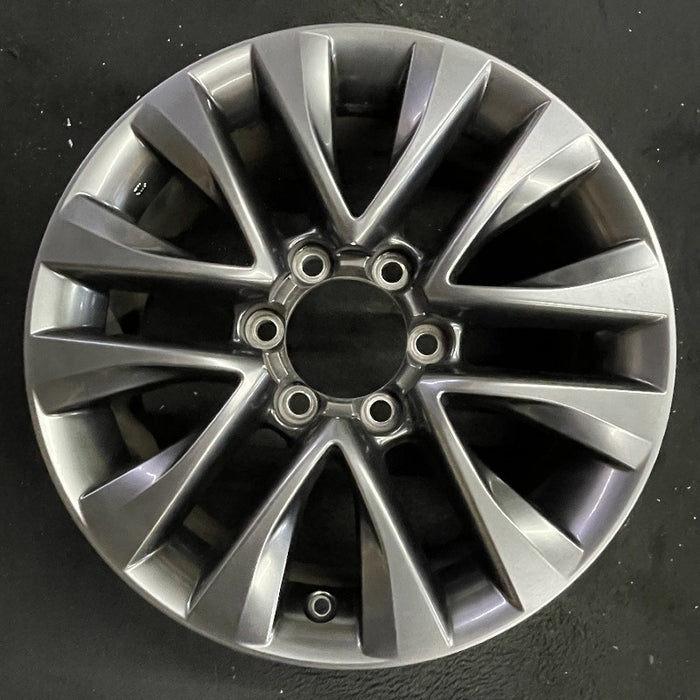 18" LEXUS GX460 17 18x7.5 alloy 6 spoke split spoke V spoke gunmetal Original OEM Wheel Rim