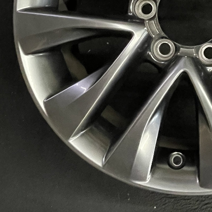 18" LEXUS GX460 17 18x7.5 alloy 6 spoke split spoke V spoke gunmetal Original OEM Wheel Rim