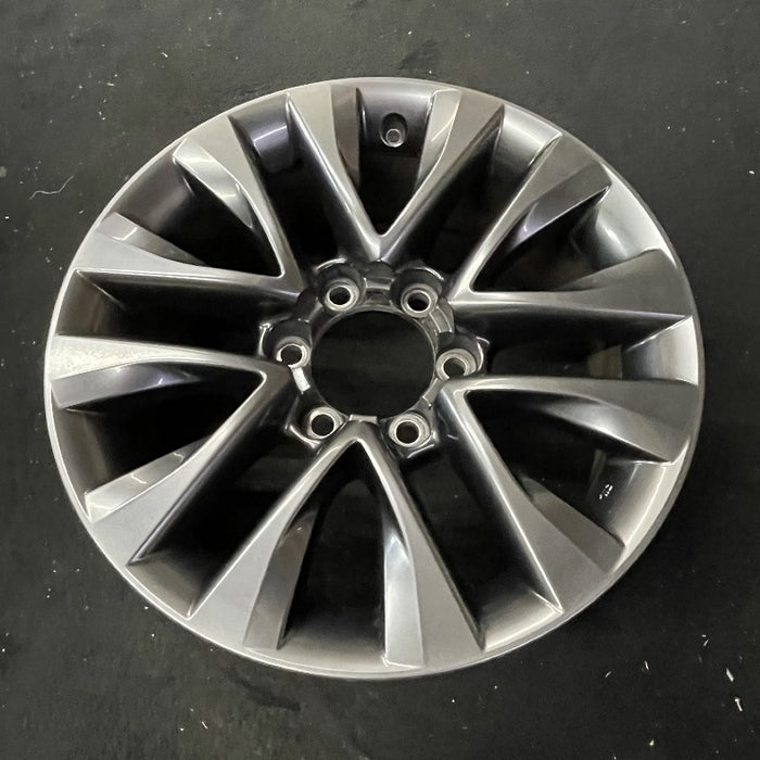18" LEXUS GX460 17 18x7.5 alloy 6 spoke split spoke V spoke gunmetal Original OEM Wheel Rim