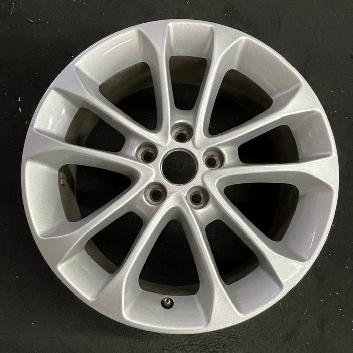 17" FUSION 19 17x7.5, aluminum, 10 spoke , w/flared spoke ends, Original OEM - Angle View