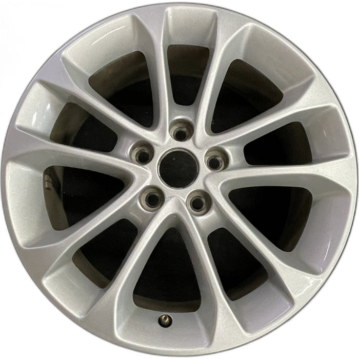 17" FUSION 19 17x7.5, aluminum, 10 spoke , w/flared spoke ends, Original OEM - Front View