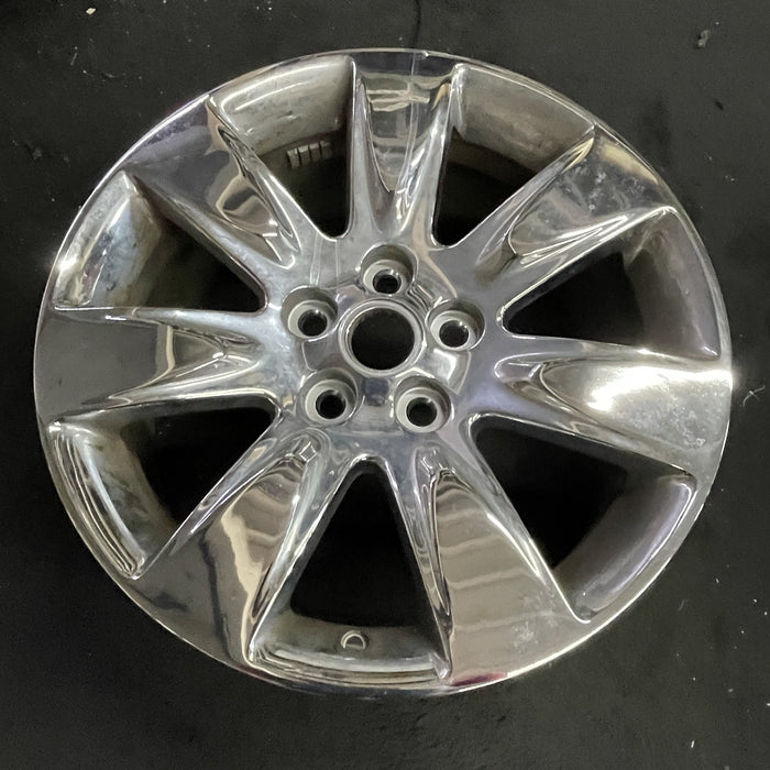 18" ALLURE 10 18x8, , chrome Original OEM Wheel Rim - Side Profile