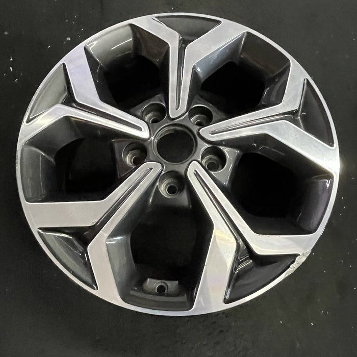 16" FORTE 19-20 16x6.5 Original OEM Wheel Rim - Side Profile