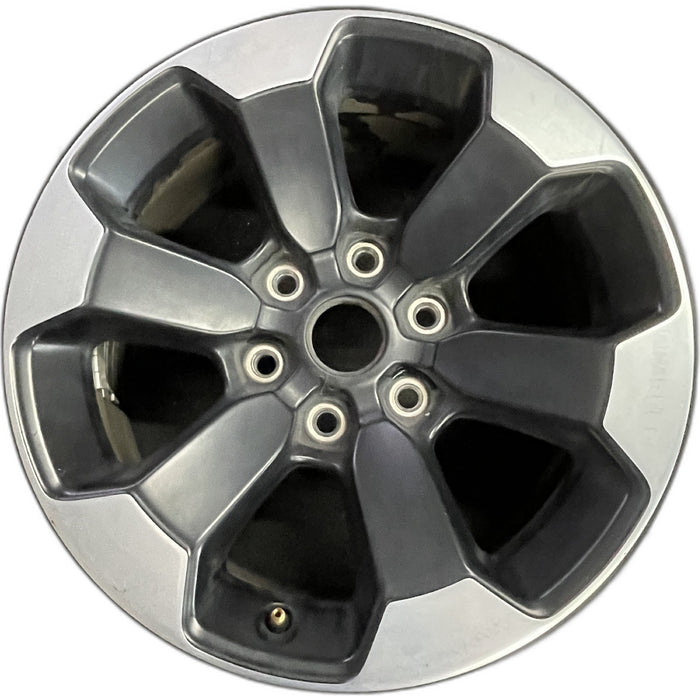 18" DODGE 1500 PICKUP 19-21 , 18x8 , , 6 spoke, opt WBT Original OEM Wheel Rim - Front View