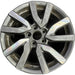 18" PILOT 19 18x8 alloy 5 V spoke factory installed w/machined face Original - Front View