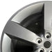 22" DEFENDER 22-24 22x9 5 spoke dark gray Original OEM Wheel Rim - Angle View