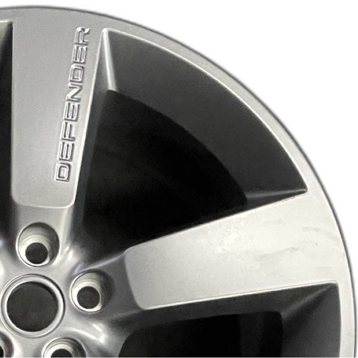 22" DEFENDER 22-24 22x9 5 spoke dark gray Original OEM Wheel Rim - Side Profile