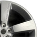 22" DEFENDER 22-24 22x9 5 spoke dark gray Original OEM Wheel Rim - Side Profile