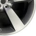 22" DEFENDER 22-24 22x9 5 spoke dark gray Original OEM Wheel Rim - Close-Up Detail