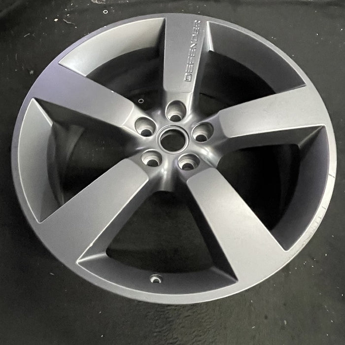 22" DEFENDER 22-24 22x9 5 spoke dark gray Original OEM Wheel Rim - View 7