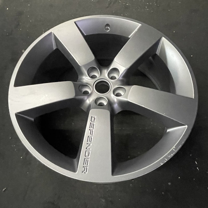 22" DEFENDER 22-24 22x9 5 spoke dark gray Original OEM Wheel Rim - View 8