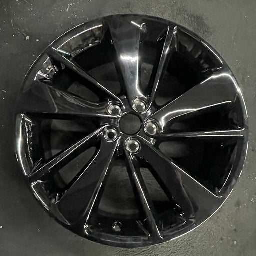 20" F-PACE 21-25 20x8.5 , 10 spoke Original OEM Wheel Rim - Angle View