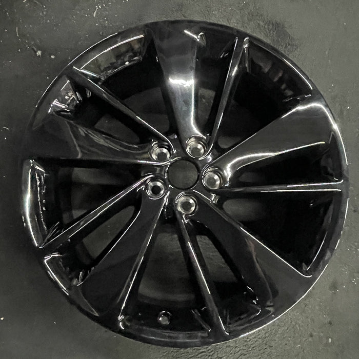 20" F-PACE 21-25 20x8.5 , 10 spoke Original OEM Wheel Rim - Angle View