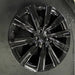 22" RANGE ROVER 22 , 22x9.5, 10 spoke, gloss black Original OEM Wheel Rim - Side Profile