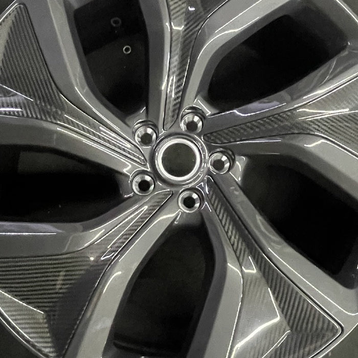 23" RANGE ROVER SPORT 24 23x9.5 aluminum 5 spoke dark gray Original OEM Wheel Rim