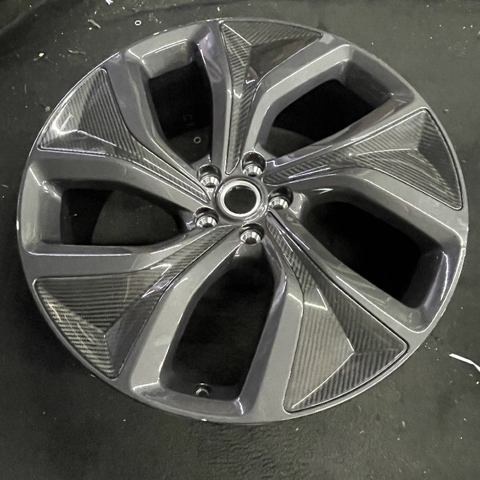 23" RANGE ROVER SPORT 24 23x9.5 aluminum 5 spoke dark gray Original OEM Wheel Rim