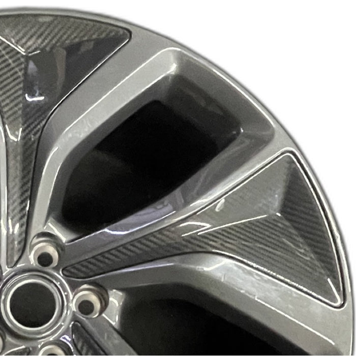 23" RANGE ROVER SPORT 24 23x9.5 aluminum 5 spoke dark gray Original OEM Wheel Rim