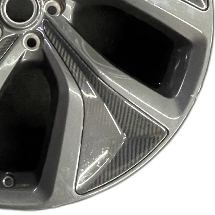 23" RANGE ROVER SPORT 24 23x9.5 aluminum 5 spoke dark gray Original OEM Wheel Rim