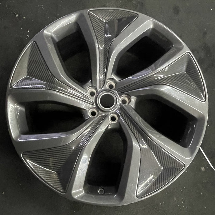 23" RANGE ROVER SPORT 24 23x9.5 aluminum 5 spoke dark gray Original OEM Wheel Rim