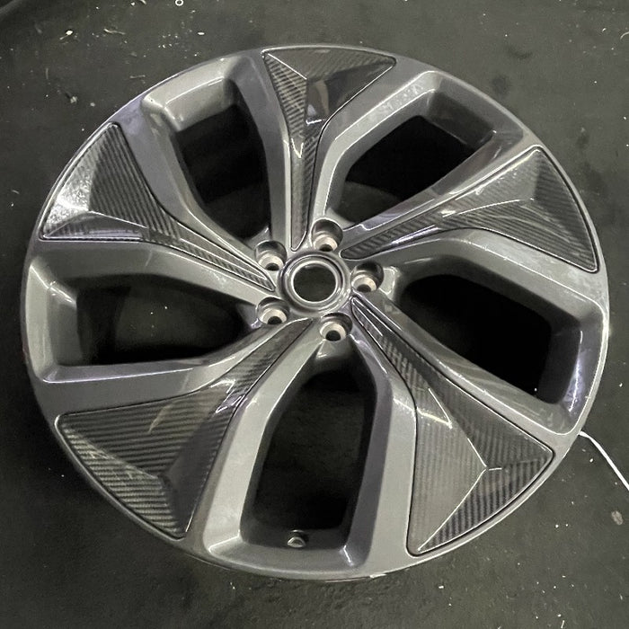 23" RANGE ROVER SPORT 24 23x9.5 aluminum 5 spoke dark gray Original OEM Wheel Rim