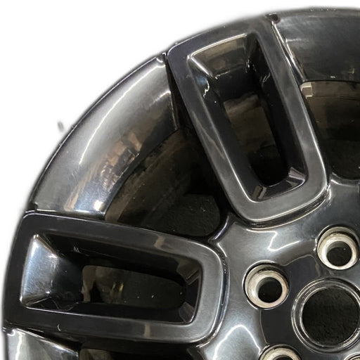 19" DEFENDER 20-22 19x8 6 spoke straight spoke gloss black Original OEM Wheel - Angle View