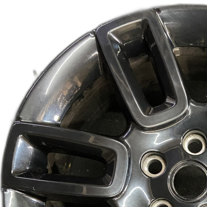 19" DEFENDER 20-22 19x8 6 spoke straight spoke gloss black Original OEM Wheel - Angle View