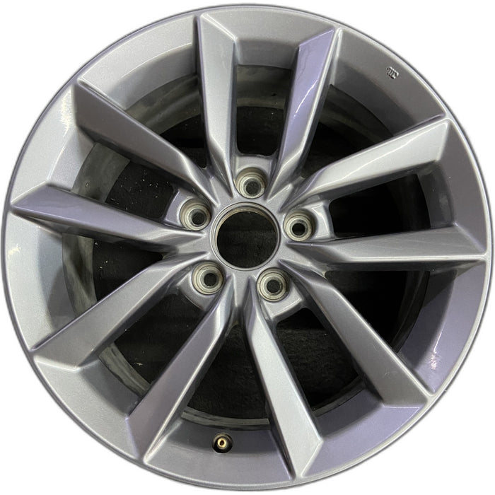 17" CIVIC 19-20 17x7 , factory installed, EX , Coupe Original OEM Wheel Rim - Front View