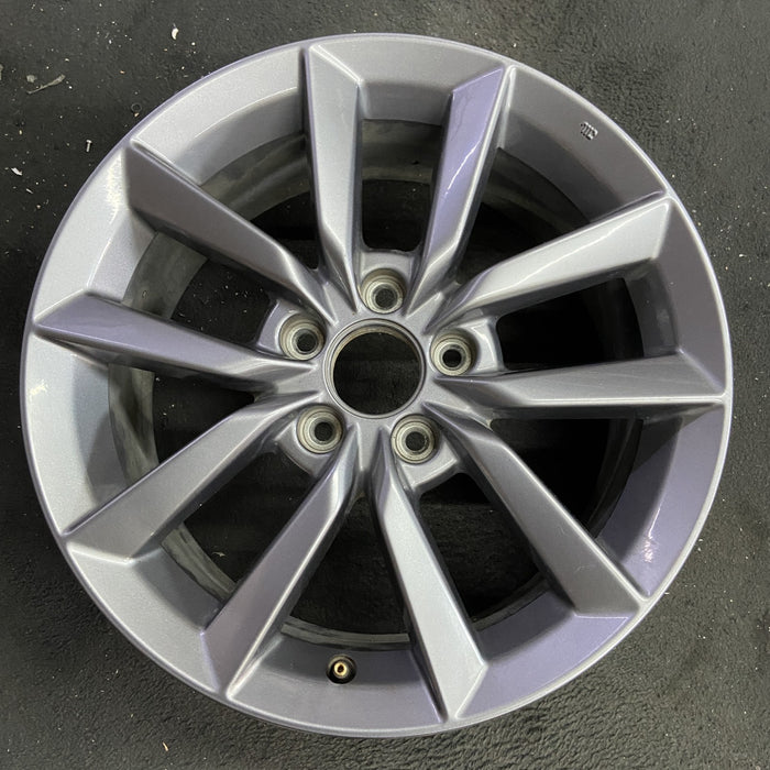 17" CIVIC 19-20 17x7 , factory installed, EX , Coupe Original OEM Wheel Rim - Angle View